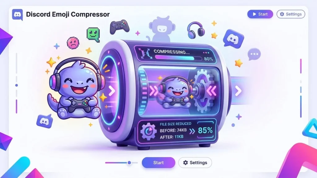 Discord Emoji Compressor Mean