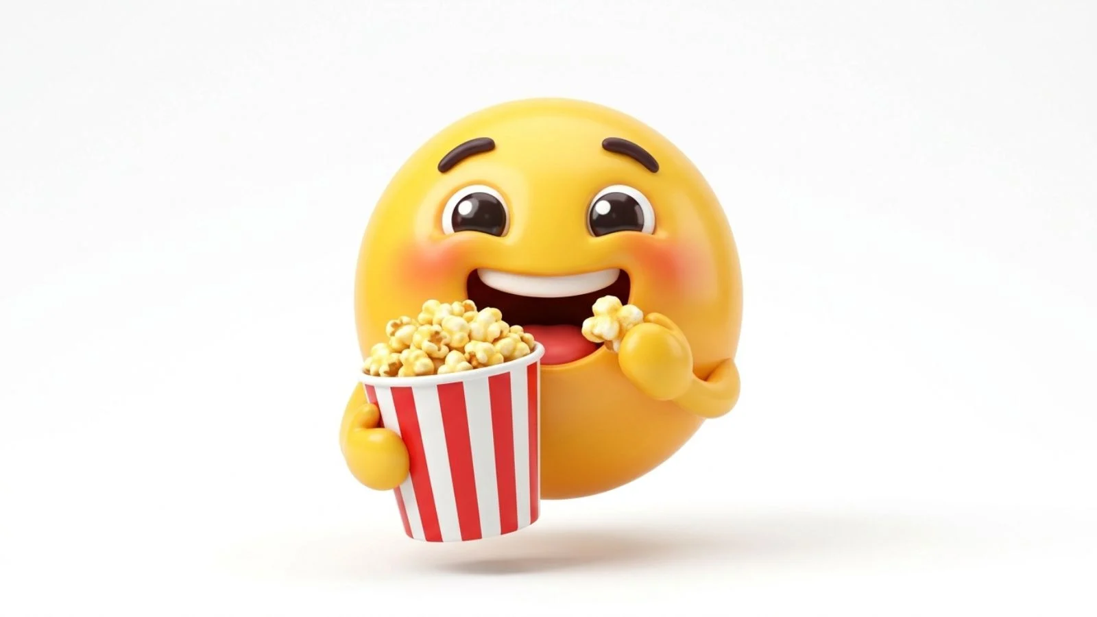 Emoji Eating Popcorn