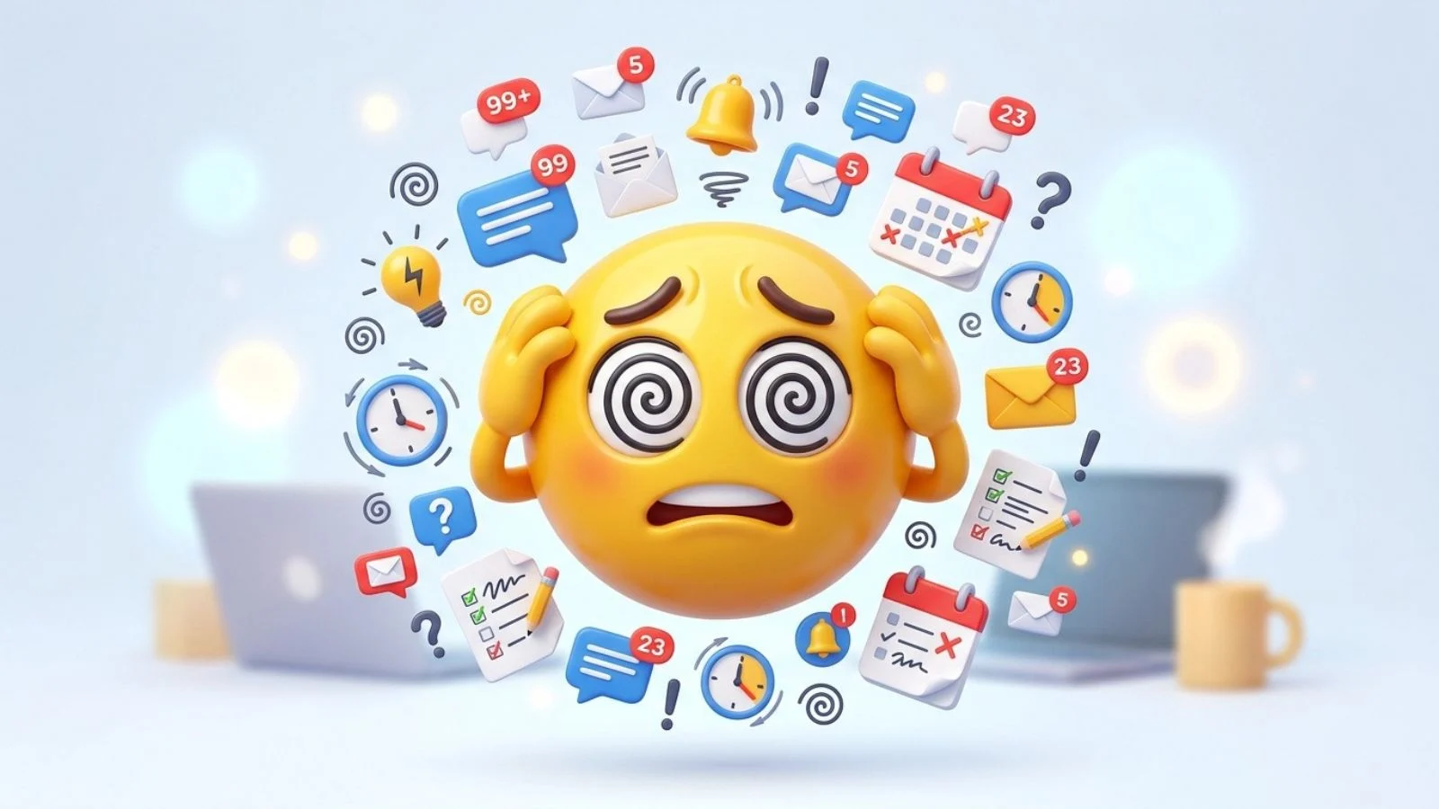 Emoji Overwhelmed