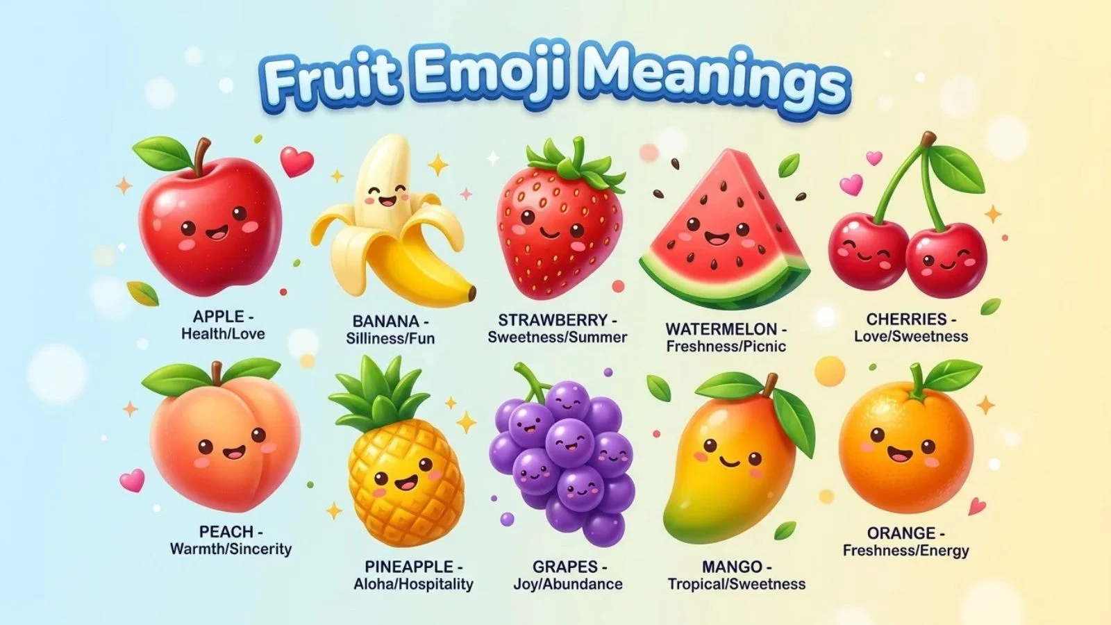 Fruit Emoji Meanings
