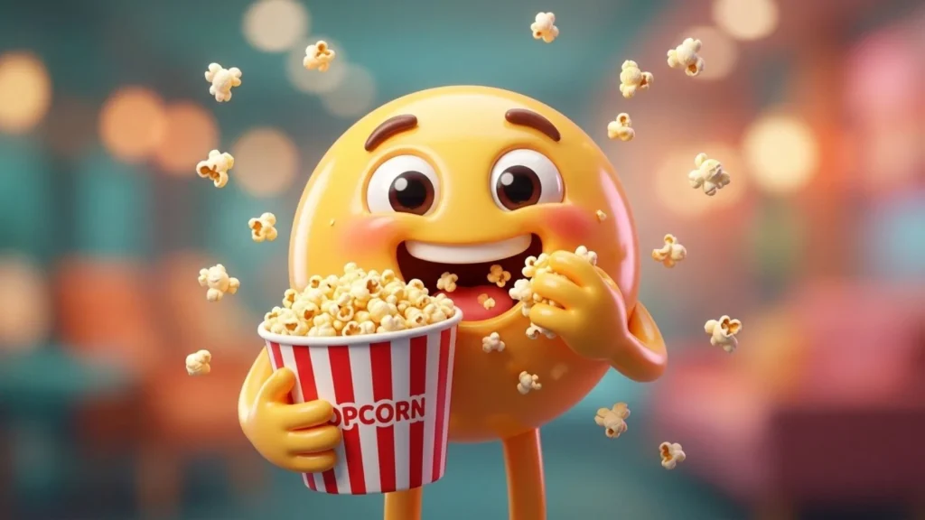 Trending Emoji Eating Popcorn in 2026