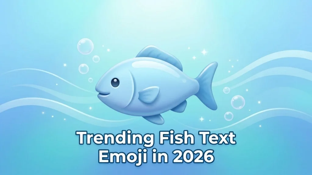 Trending Fish Text Emoji in 2026