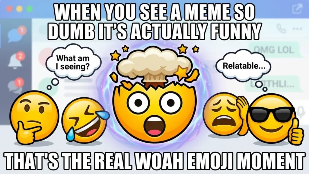 Woah Emoji Memes Mean