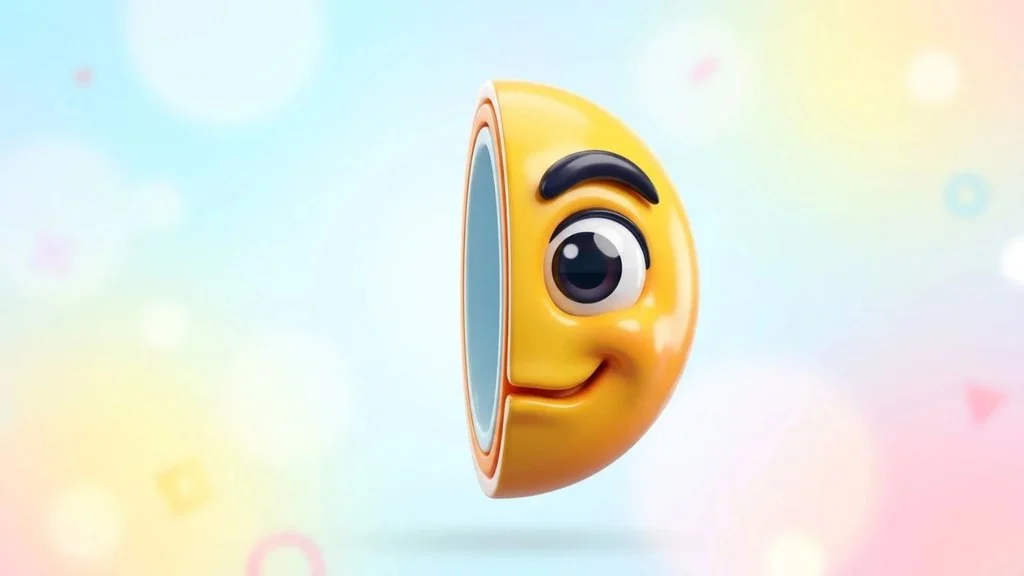 Emoji Half Face Mean