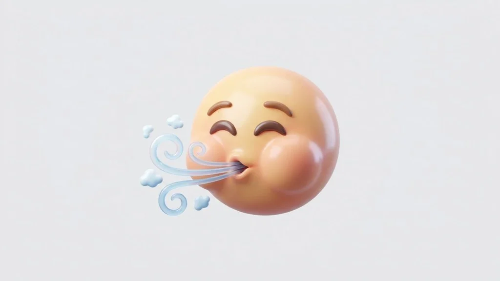Wind Blowing Emoji Mean