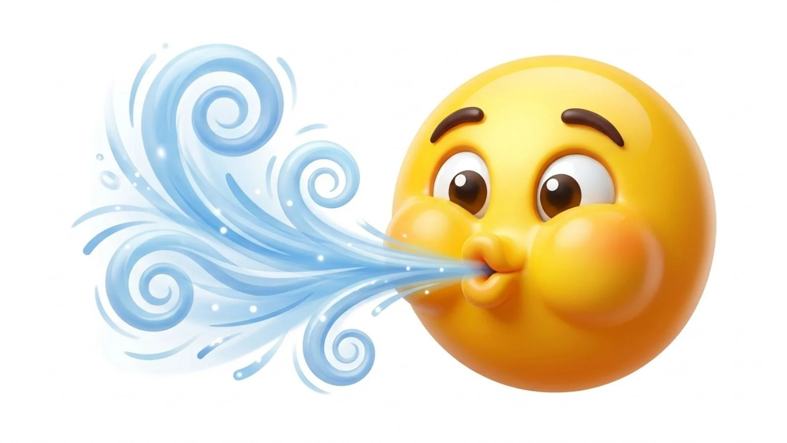 Wind Blowing Emoji